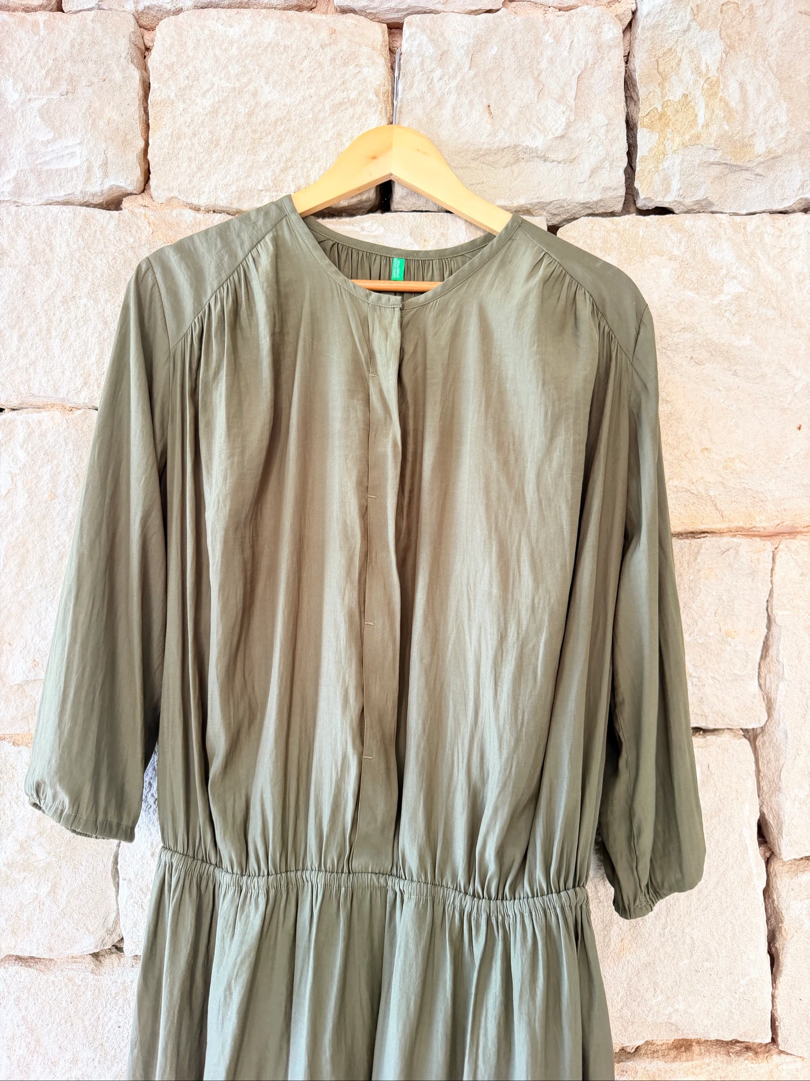 Green dress women Size L by Benetton – photo 6